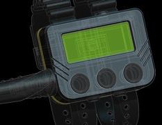 Setpoint Switch APD Vision Electronics Standard Setpoint und Gasauswahl für CCR
